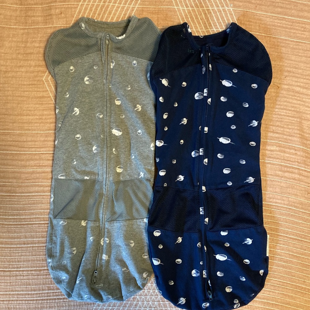 Sleep Pea swaddles by Happiest Baby